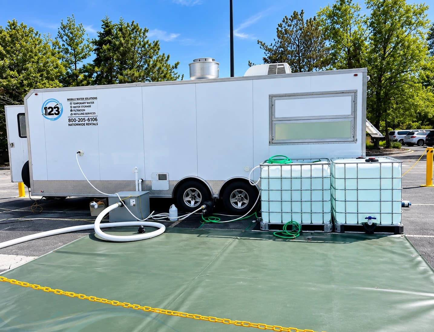 Water Tank Trailer Setup, photo 3