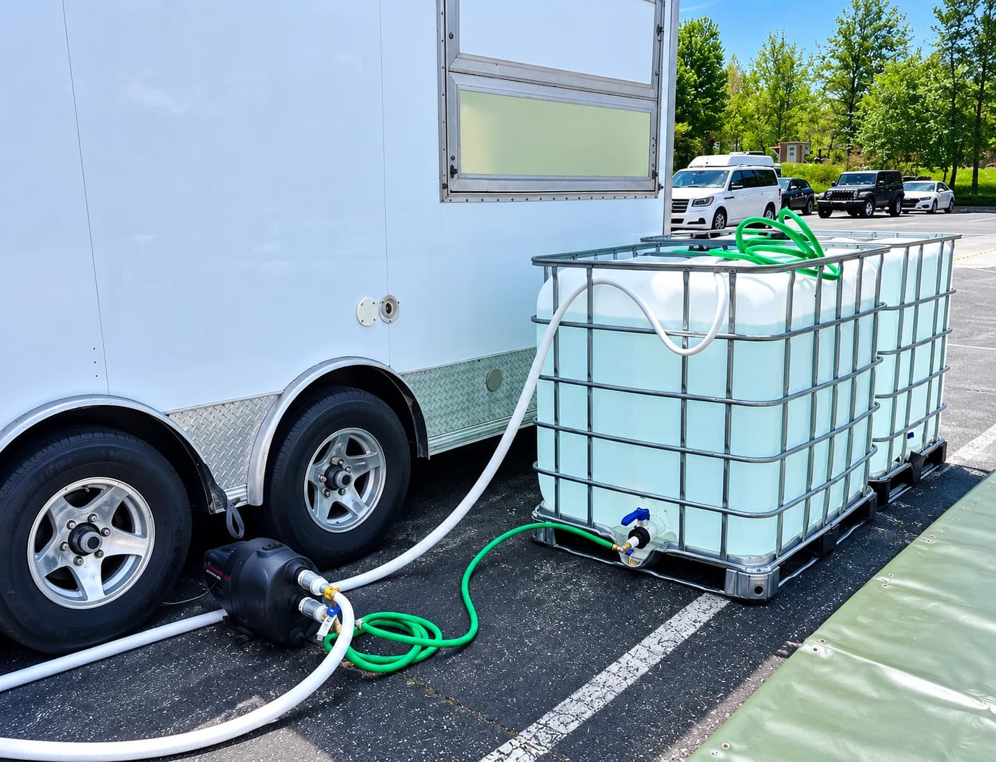Water Tank Trailer Setup, photo 2